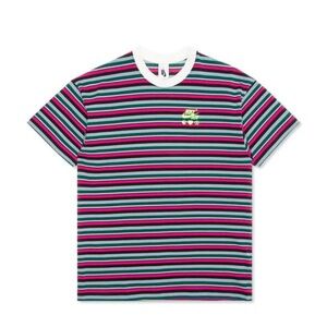 Nike Lab x Olivia Kim stripe T-Shirt Y2K peace love XS